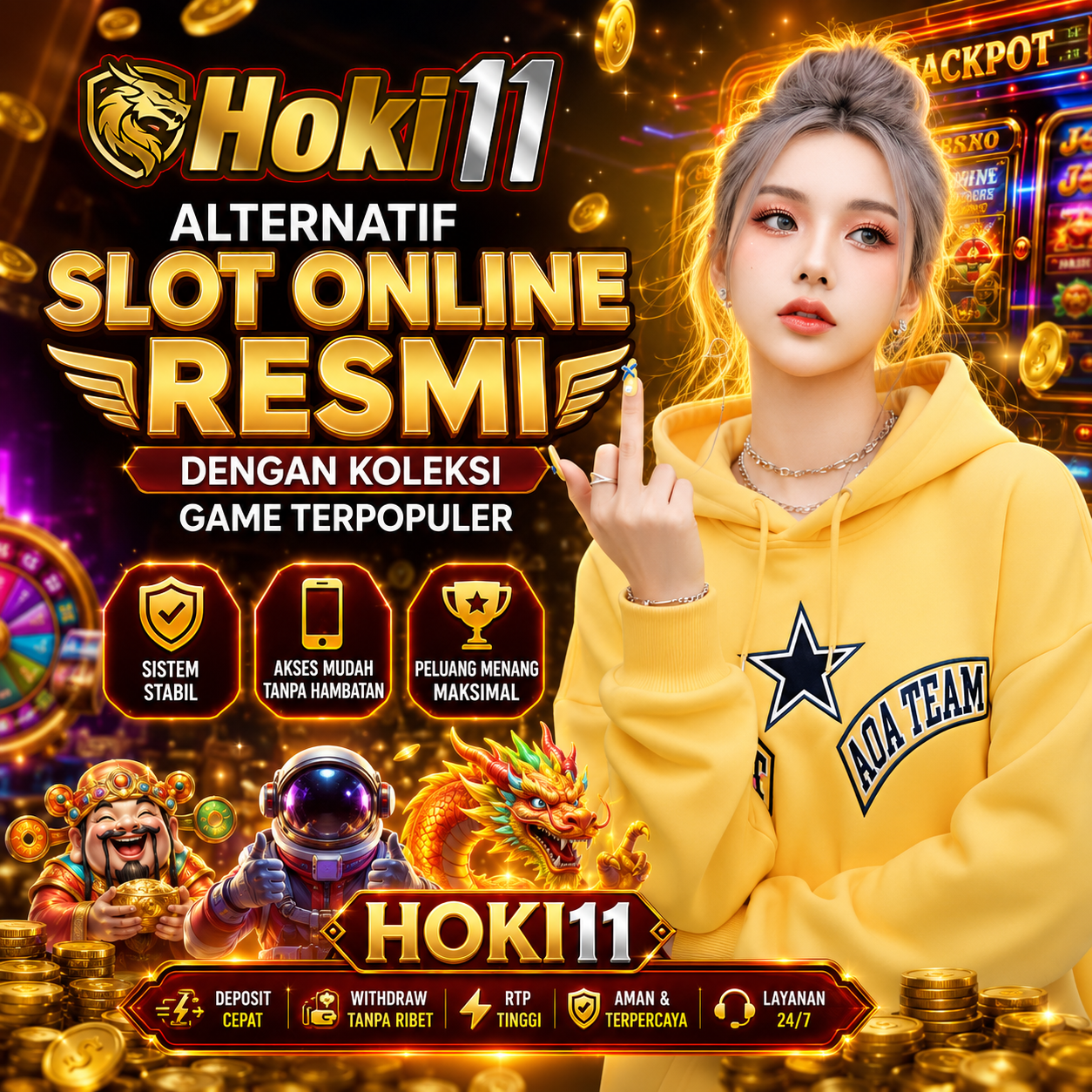 HOKI11 | Alternatif Slot Online Resmi dengan Koleksi Game Terpopuler